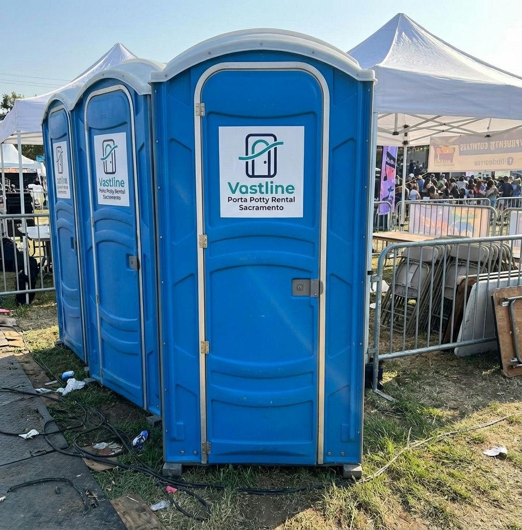 Event portable toilet rentals Sacramento